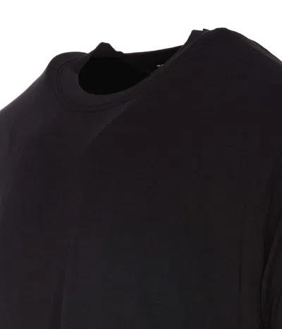 Tom Ford Round Collar Logo T-shirt In Brown