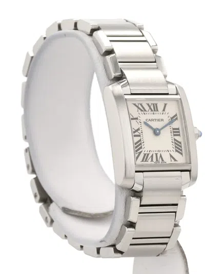Pre-owned Cartier 2000 Tank Française 20mm