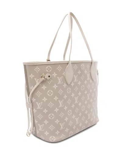 Pre-owned Louis Vuitton 2021 Neverfull Mm Monogram Empreinte Tote Bag