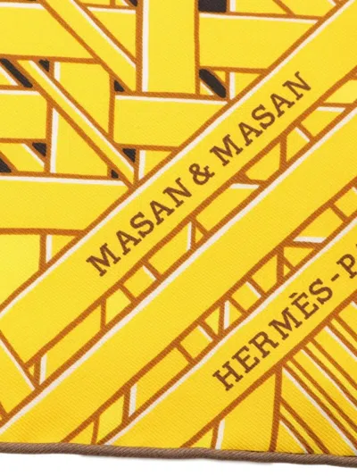 Pre-owned Hermes 2021 Masan&masan Silk Scarf