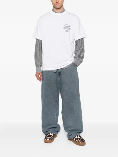 Carhartt Carhatt Wip Sandwich Short Sleeve Graphic Tee In White