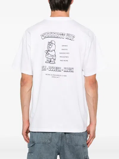 Carhartt Carhatt Wip Sandwich Short Sleeve Graphic Tee In White