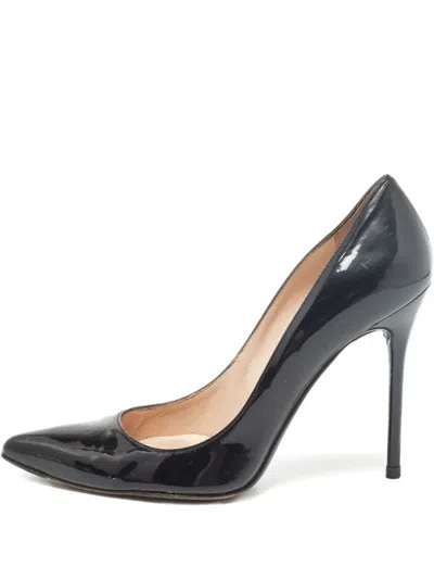 Pre-owned Stuart Weitzman 115mm Leather Heeled Pumps In Black