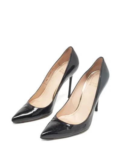 Pre-owned Stuart Weitzman 115mm Leather Heeled Pumps In Black