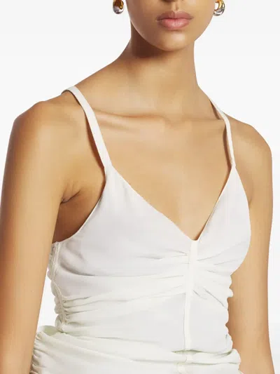 Lanvin Silk Top In White