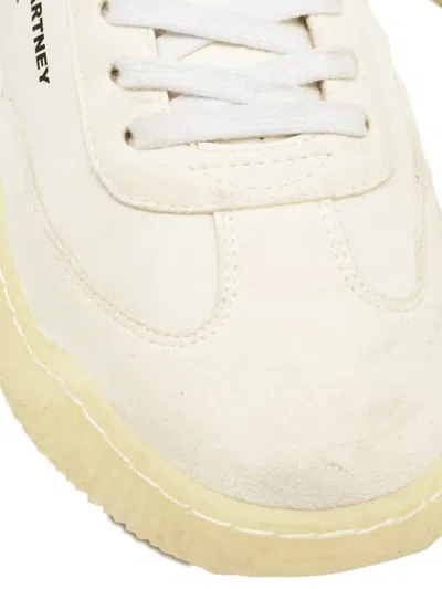 Pre-owned Stella Mccartney Eclypse Artificial-suede Sneakers In White