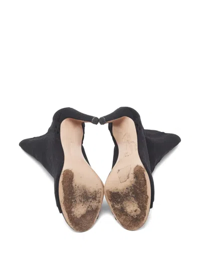 Pre-owned Gianvito Rossi  115mm Peep-toe Boots