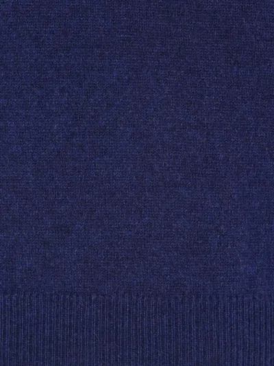 Brunello Cucinelli Relaxed Fit Blue Cashmere Sweater In Blue