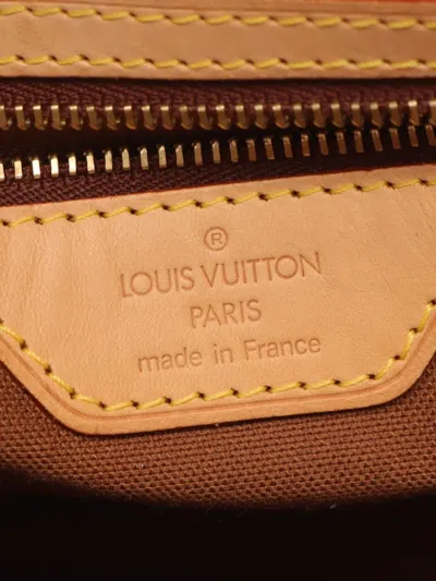 Pre-owned Louis Vuitton 2004 Vivian Gm Monogram Tote Bag In Brown