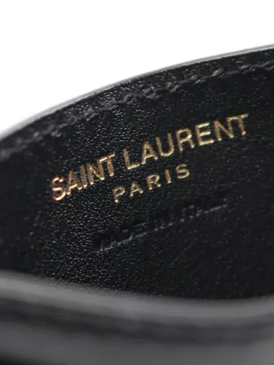 Pre-owned Saint Laurent 2021 Monogram Quilted Card Case