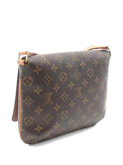 Pre-owned Louis Vuitton 2004 Monogram Tango Shoulder Bag In Brown