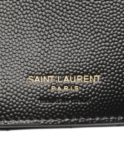 Pre-owned Saint Laurent 2021 Monogram Chevron Wallet