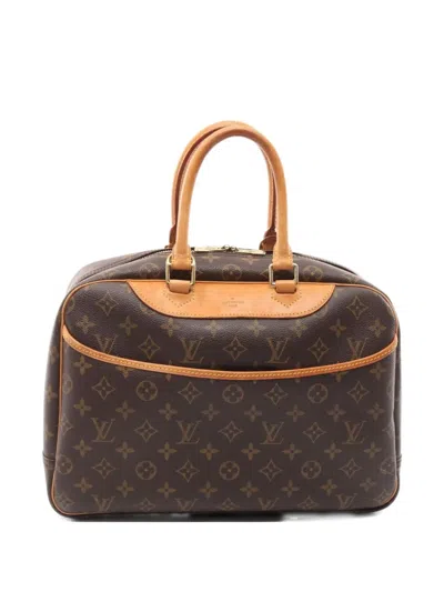 Pre-owned Louis Vuitton 2000s Deauville Handbag In Brown