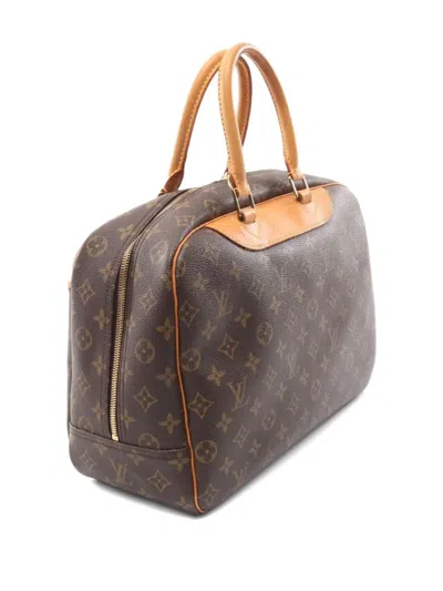 Pre-owned Louis Vuitton 2000s Deauville Handbag In Brown