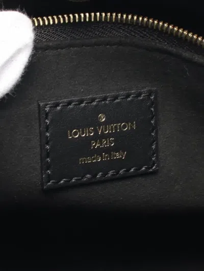 Pre-owned Louis Vuitton 2000s On-the-go Pm Leather Handbag In Black