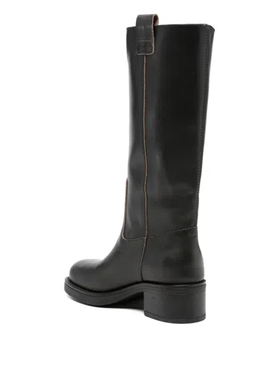 Alohas Sajan Riding Boots In Black