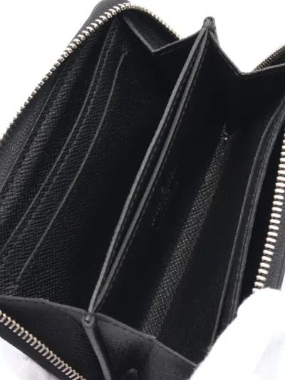 Pre-owned Louis Vuitton 2018 Ardoise Leather Zipper Wallet In Black