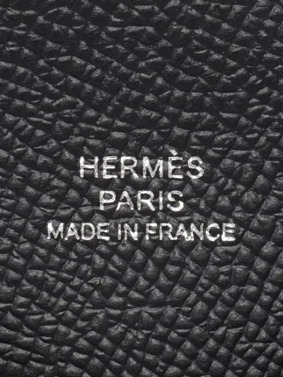 Pre-owned Hermes 2022 Calvi Leather Coin Purse