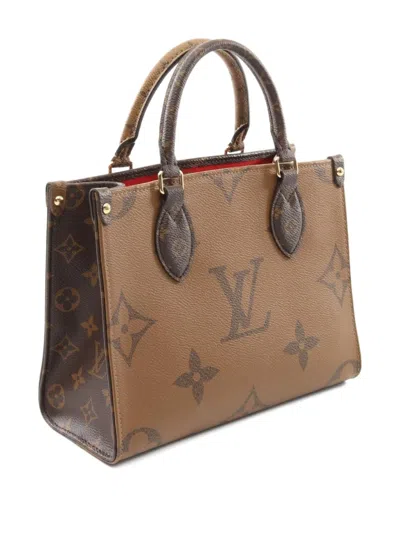Pre-owned Louis Vuitton 2021 On-the-go Pm Handbag In Brown
