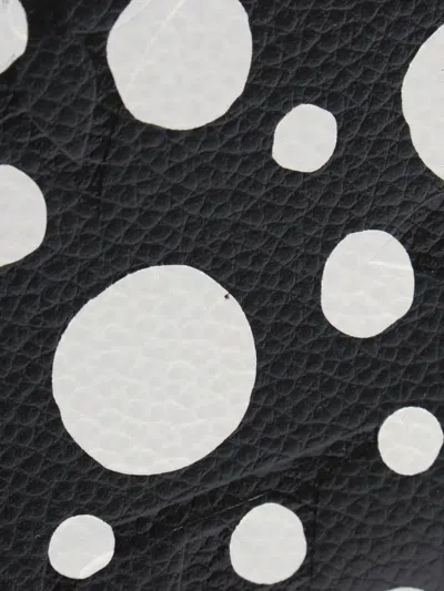 Pre-owned Louis Vuitton X Yayoi Kusama 2021 Victorine Wallet In Black