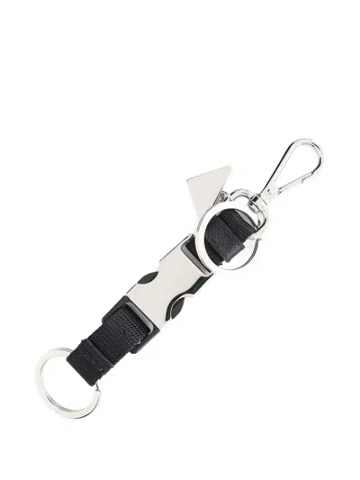 Pre-owned Prada 2020s Logo-lettering Bag Charm