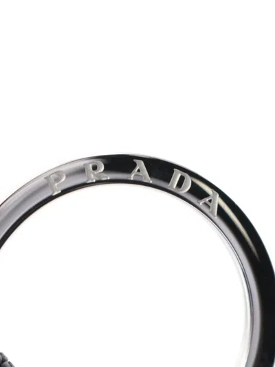 Pre-owned Prada 2020s Logo-lettering Bag Charm