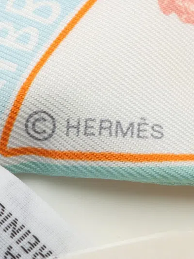 Pre-owned Hermes 2020s Twilly Funny Ice Cream Scarf