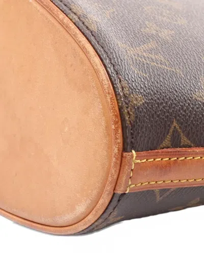 Pre-owned Louis Vuitton 2002 Druot Shoulder Bag In Brown