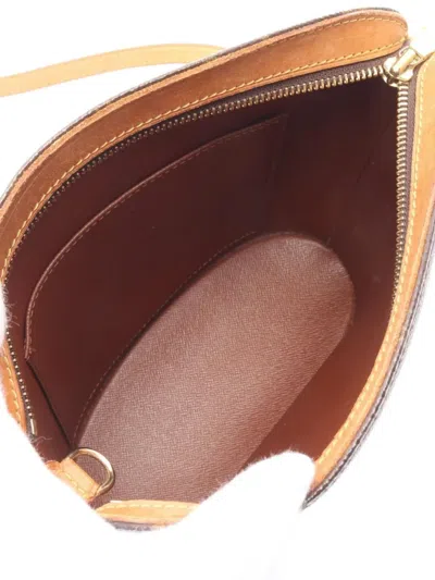 Pre-owned Louis Vuitton 2002 Druot Shoulder Bag In Brown