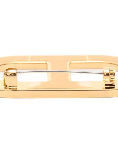 Pre-owned Hermes 2020s Chaîne D'ancre Brooch