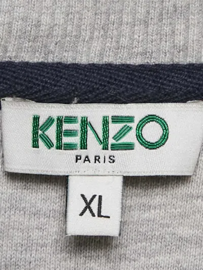 Pre-owned Kenzo Eye-embroidered Sweatshirt In Gray