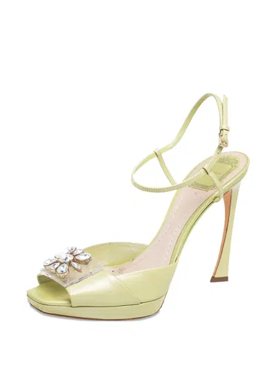 Pre-owned Dior 120mm Crystal-embellished Sandals