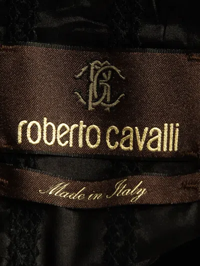 Pre-owned Roberto Cavalli Vintage Cotton Bomber Jacket