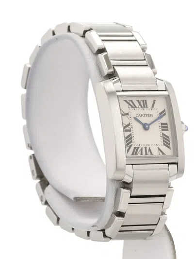 Pre-owned Cartier 2010 Tank Française 20mm