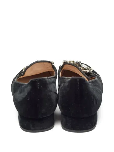 Pre-owned Miu Miu Crystal-embellishment Ballet Flats