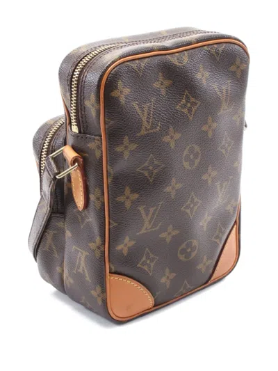 Pre-owned Louis Vuitton 2003 Amazon Monogram Shoulder Bag In Brown