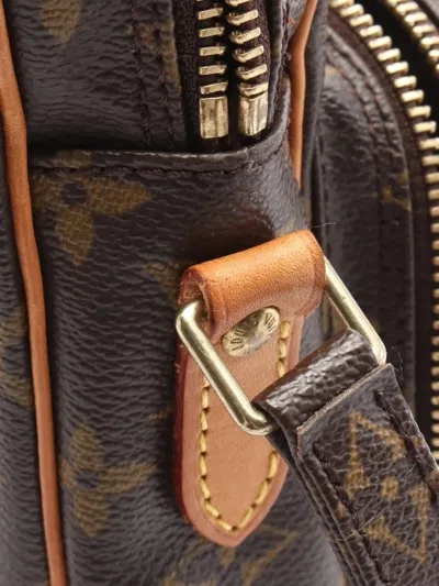 Pre-owned Louis Vuitton 2003 Amazon Monogram Shoulder Bag In Brown