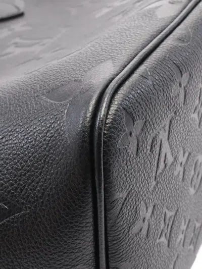 Pre-owned Louis Vuitton 2021 Monogram Empreinte Leather Tote Bag In Black