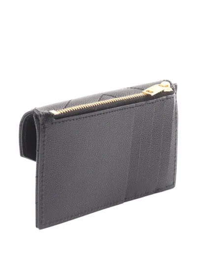 Pre-owned Saint Laurent 2021 Monogram Fragment Card Case