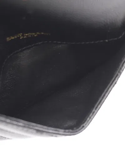 Pre-owned Saint Laurent 2021 Monogram Fragment Card Case