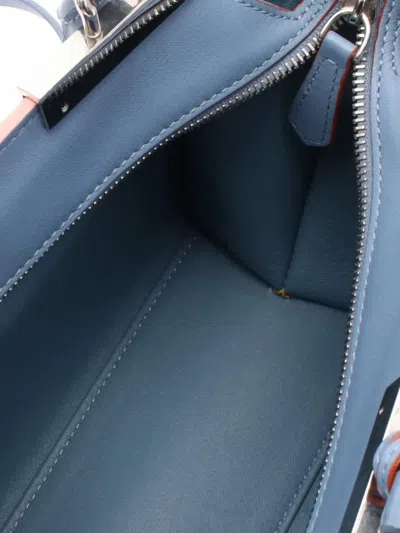 Pre-owned Fendi 2010s Mini Troisours Leather Handbag