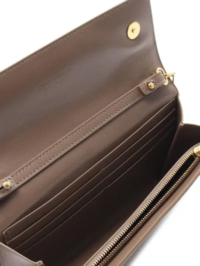 Pre-owned Bottega Veneta 2020s Intrecciato Chain Wallet