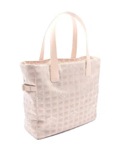 Pre-owned Chanel 2004-2005 New Travel Tote Bag In Pink