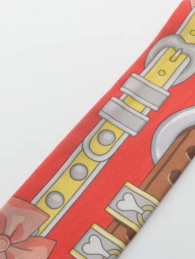 Pre-owned Hermes 2000s Harnais De Coeur Silk Scarf