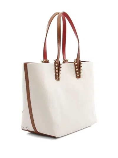 Pre-owned Christian Louboutin 2020s Cabata Tote Bag In Neutral
