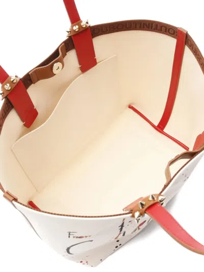 Pre-owned Christian Louboutin 2020s Cabata Tote Bag In Neutral