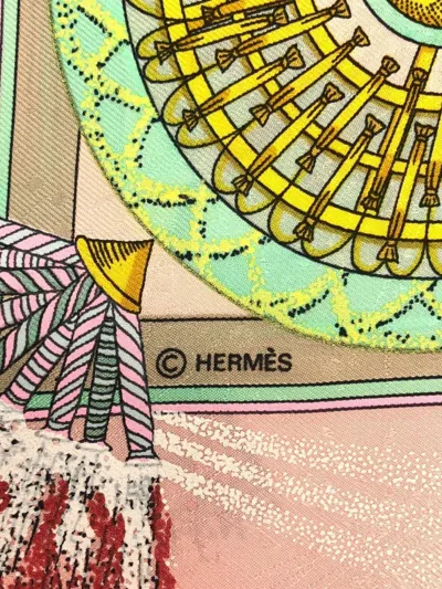 Pre-owned Hermes 2000s Twilly Silk Scarf