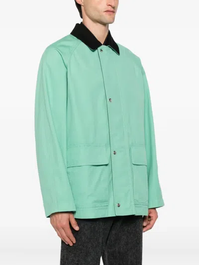 The Row Diano Jacket In Green