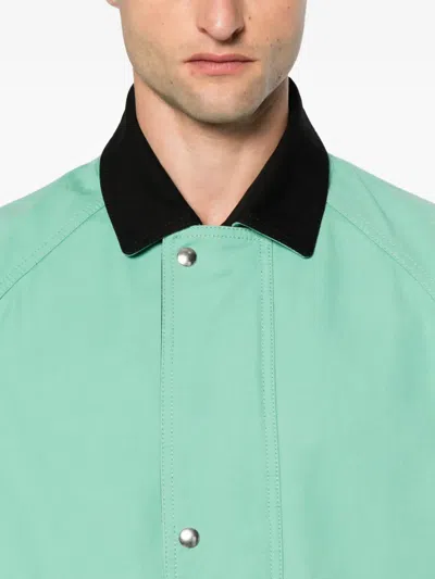 The Row Diano Jacket In Green