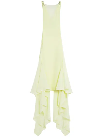 Lanvin Silk Gown In Green